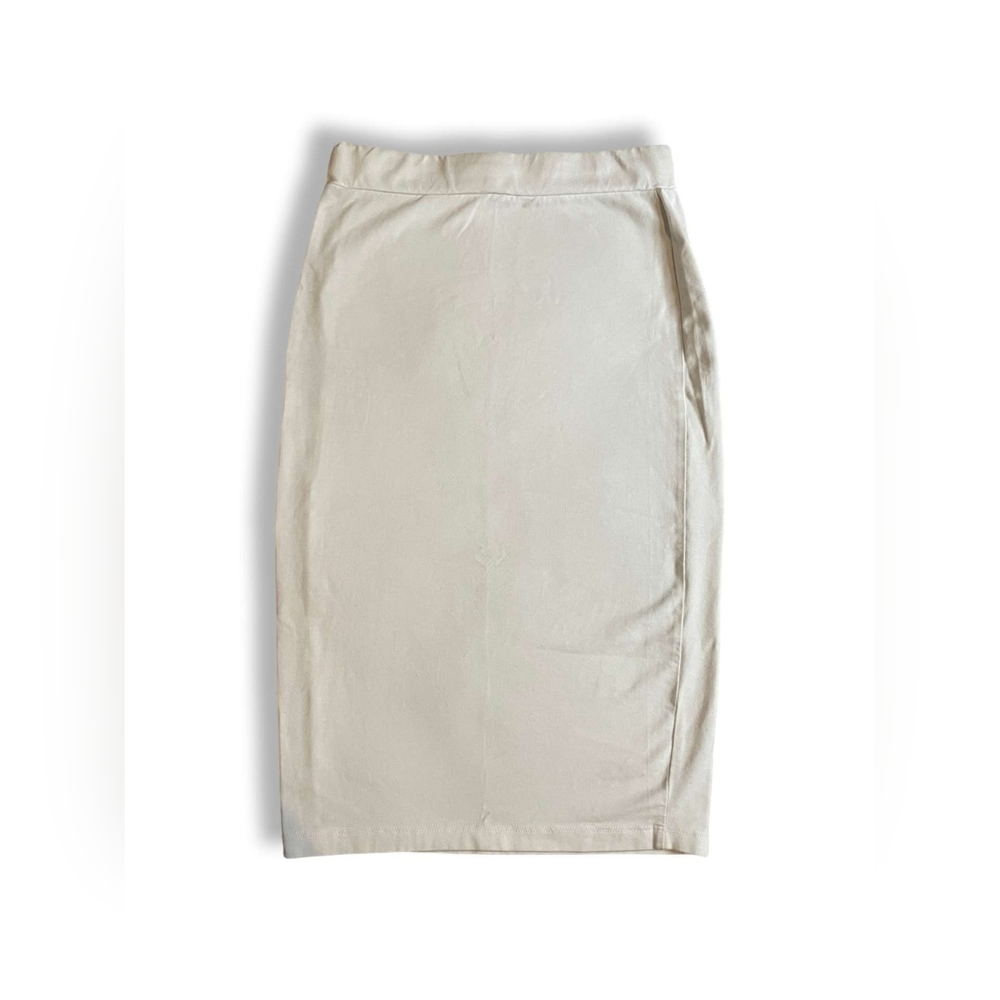 Forever 21 White Midi Skirt, Size S